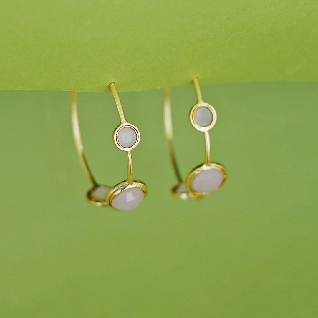 Firdaus Tri Glossy Hoop Earring