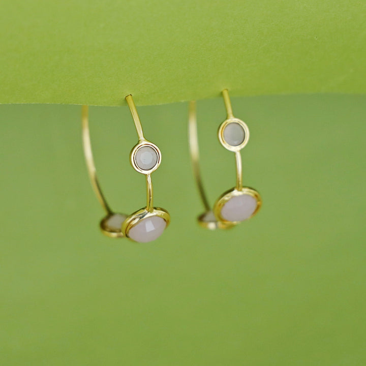 Firdaus Tri Glossy Hoop Earring