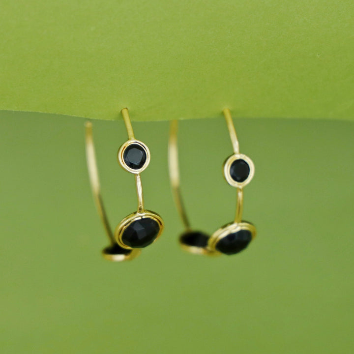 Firdaus Tri Glossy Hoop Earring