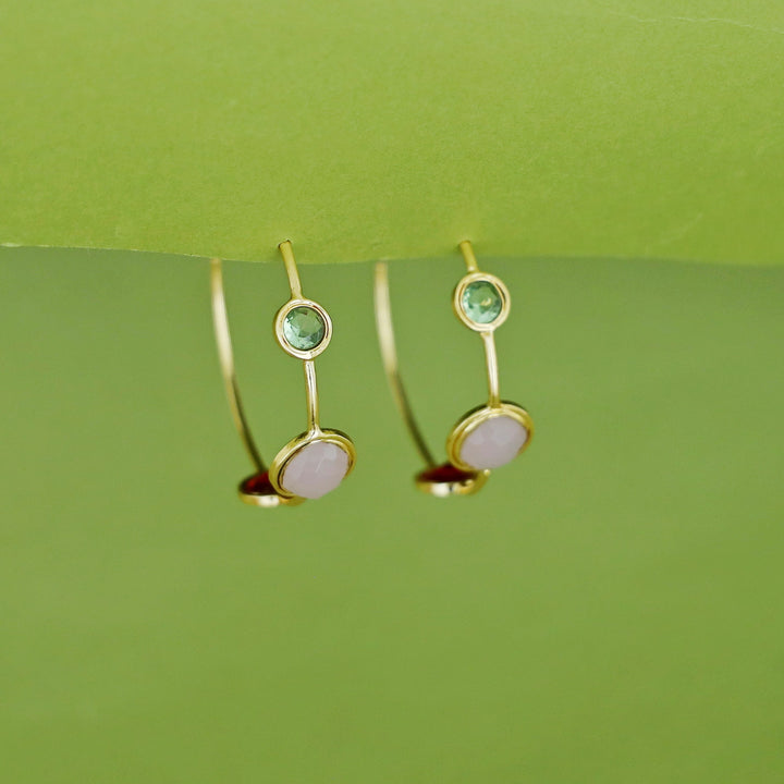 Firdaus Tri Glossy Hoop Earring