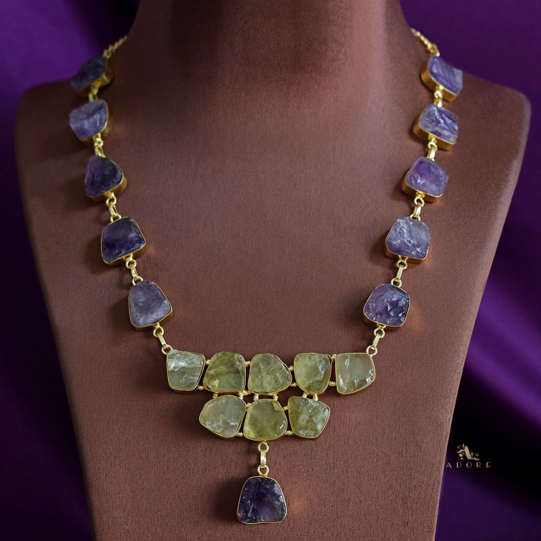 Yoshi Raw Stone Neckpiece