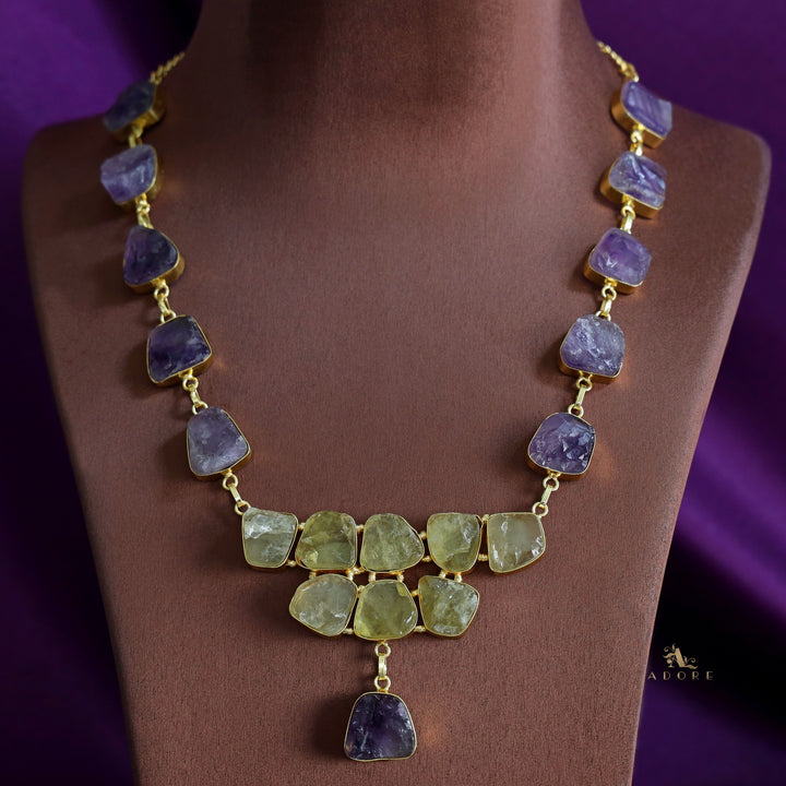 Yoshi Raw Stone Neckpiece
