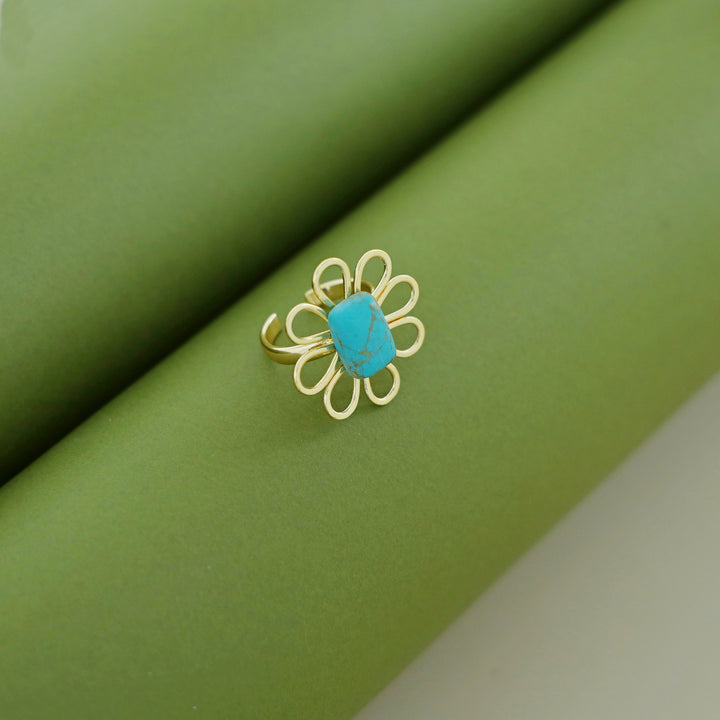 Lee Golden Flower Ring
