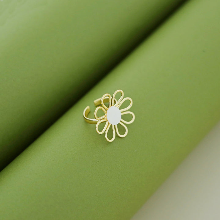 Lee Golden Flower Ring