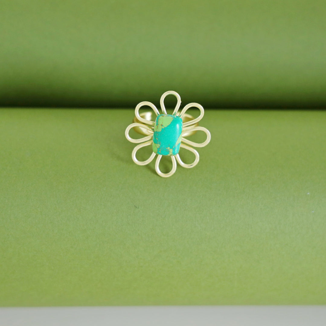 Lee Golden Flower Ring