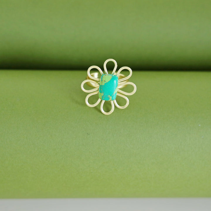 Lee Golden Flower Ring