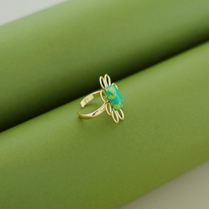 Lee Golden Flower Ring