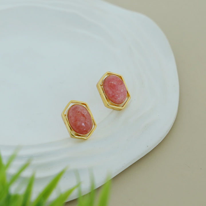 Everlee Oval Gemstone Earring