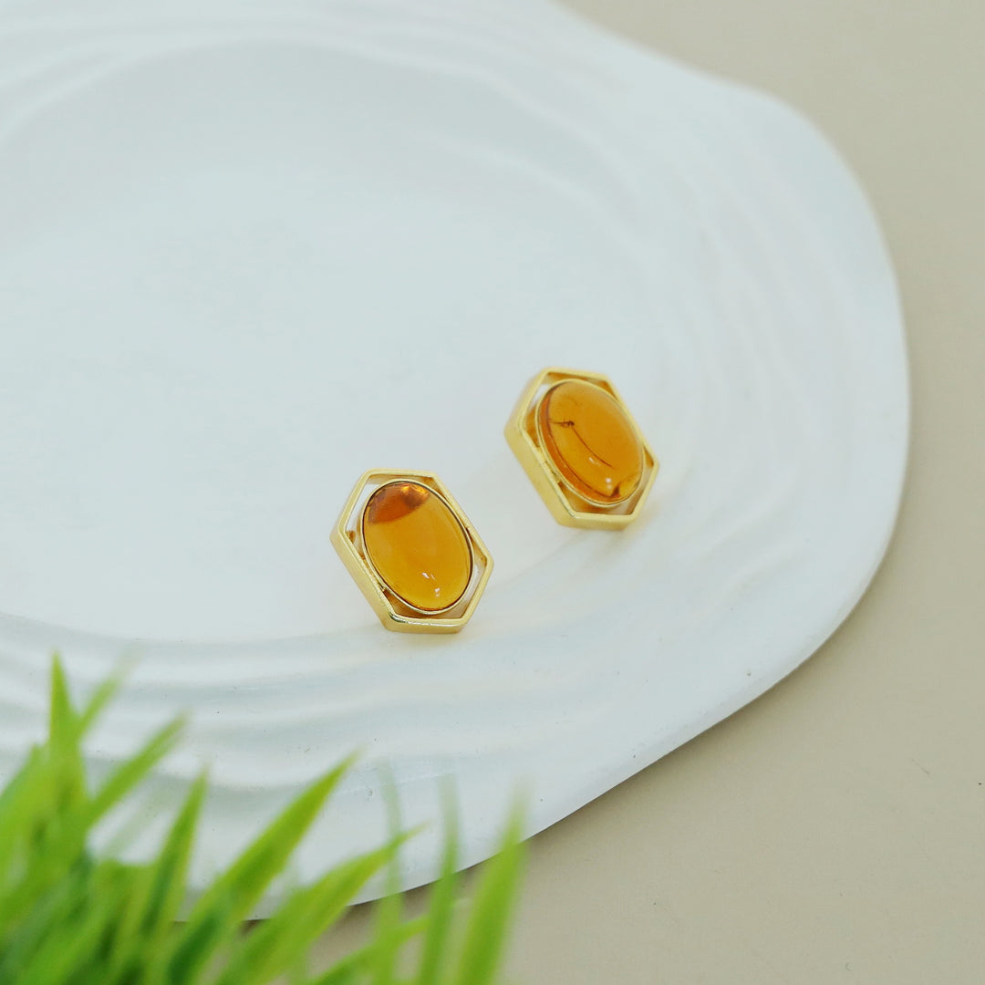 Everlee Oval Gemstone Earring