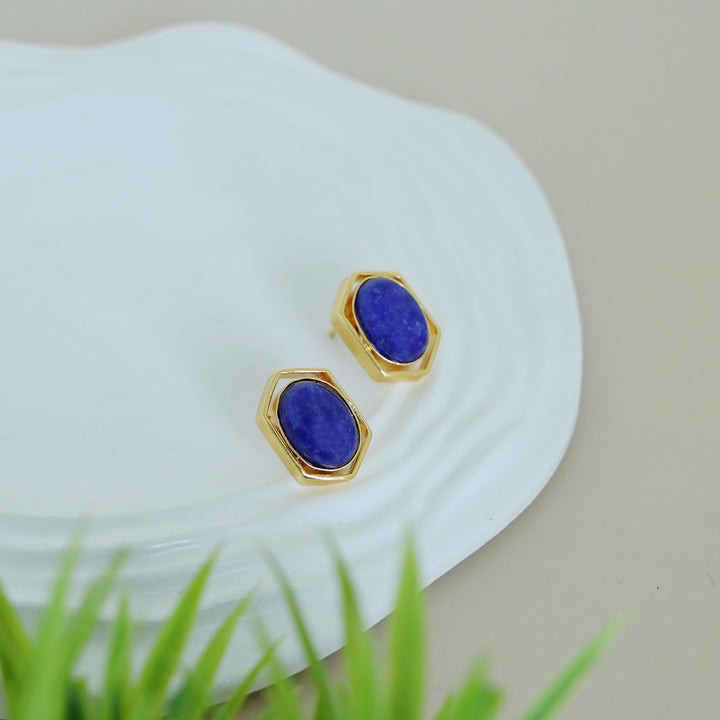 Everlee Oval Gemstone Earring