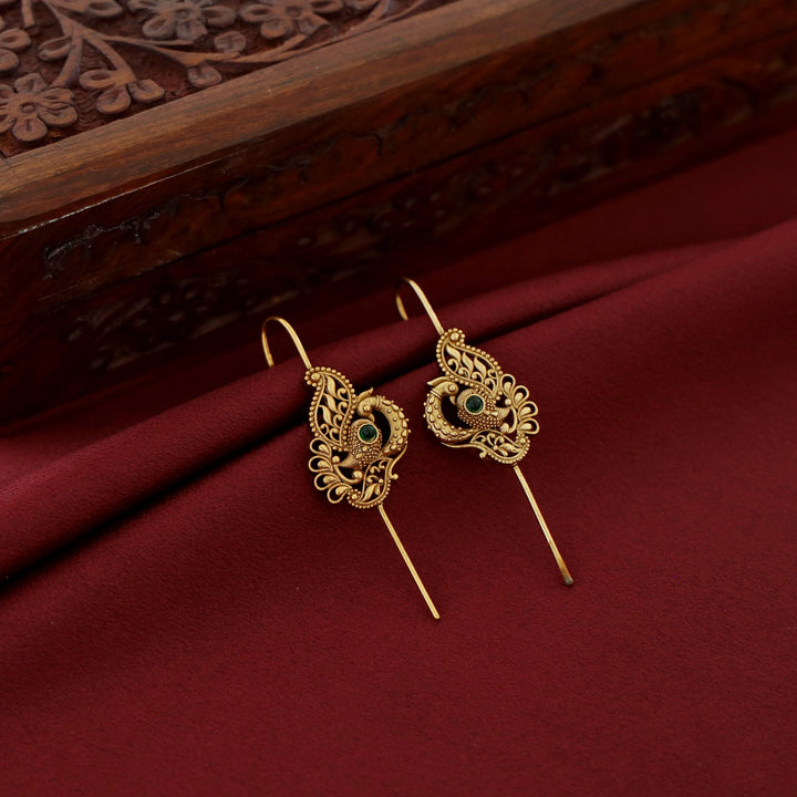 Bhanumathi Mayura Ear-Cuff (Set Of 2)