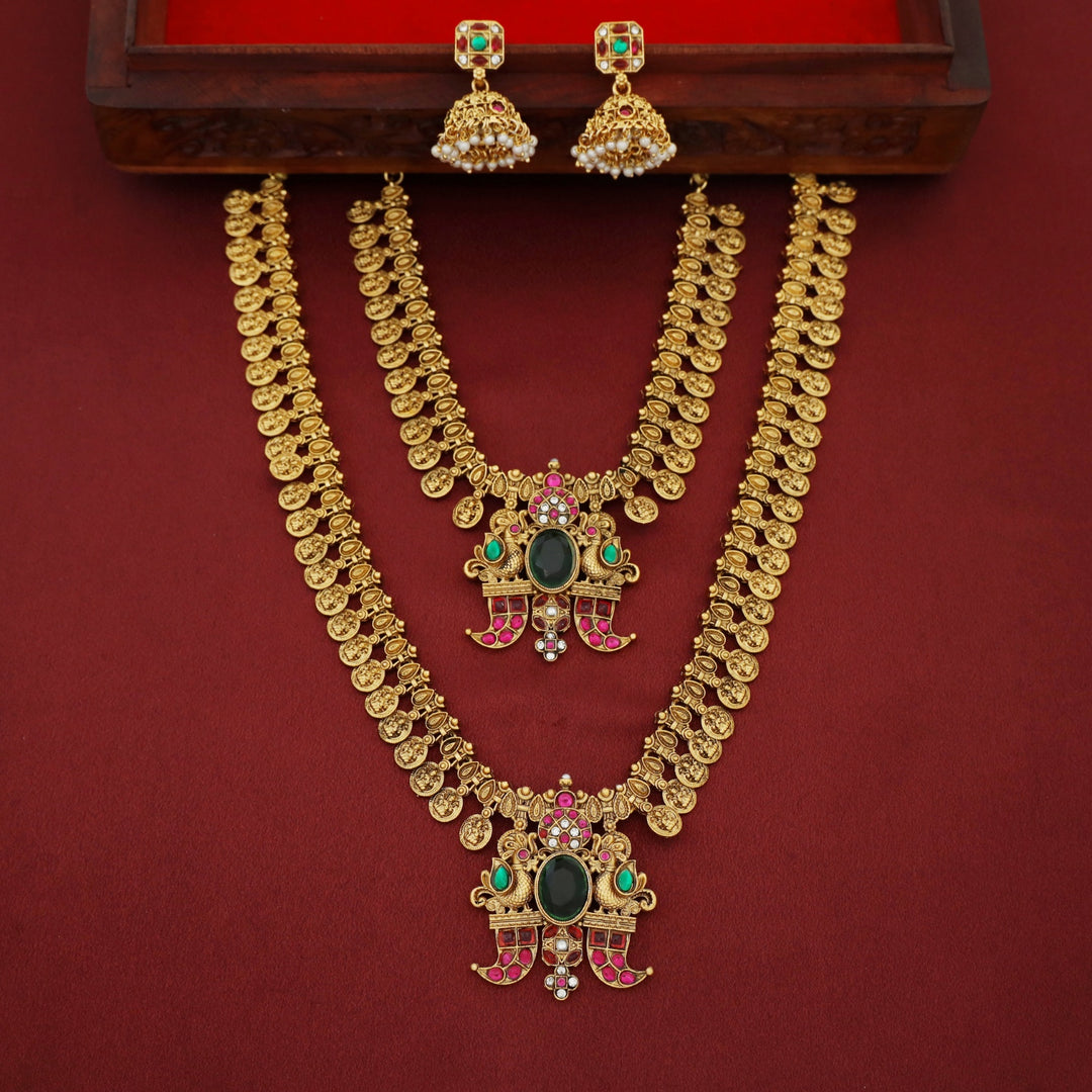 Ishvarya Devi Kashi Bridal Set Neckpiece With Earring