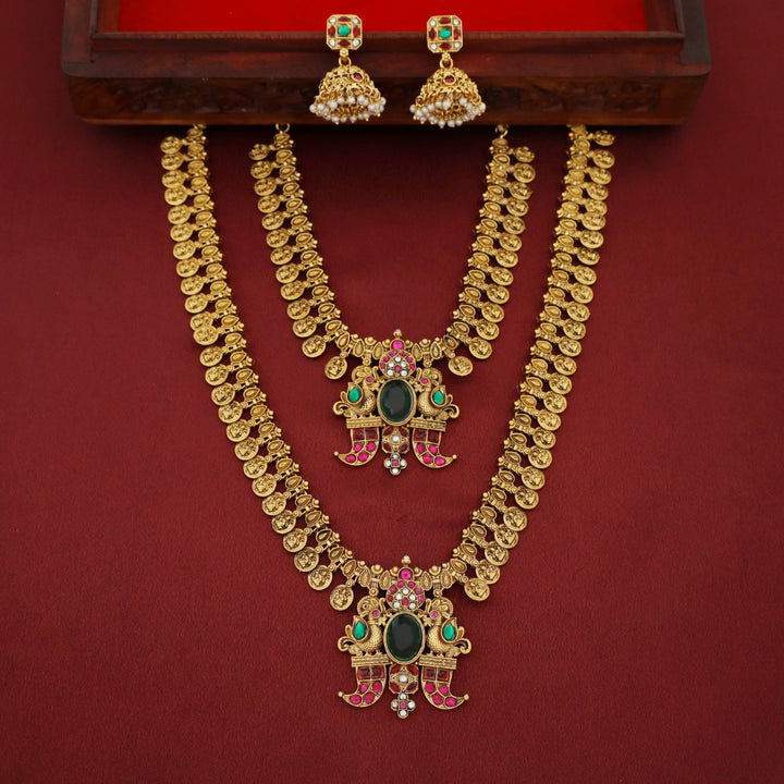 Ishvarya Devi Kashi Bridal Set Neckpiece With Earring