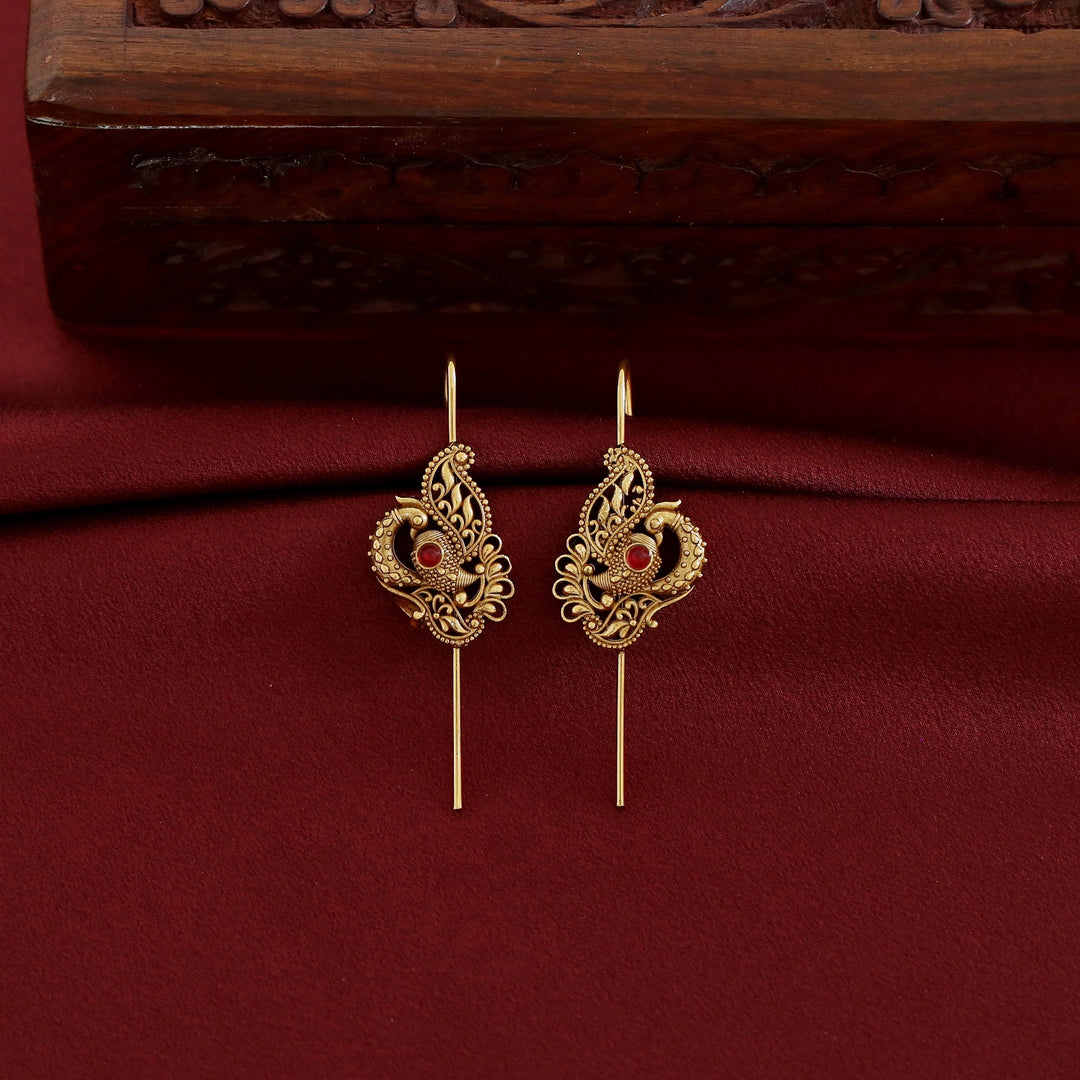 Bhanumathi Mayura Ear-Cuff (Set Of 2)