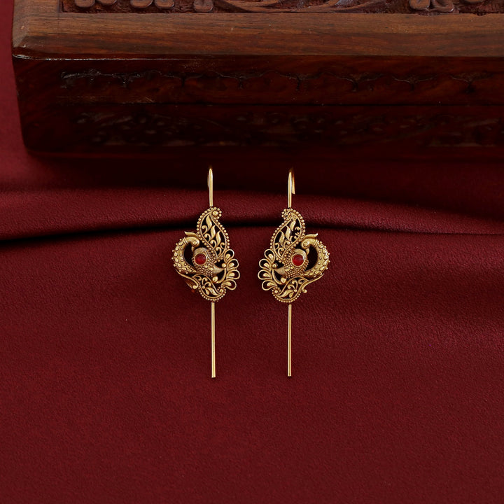 Bhanumathi Mayura Ear-Cuff (Set Of 2)