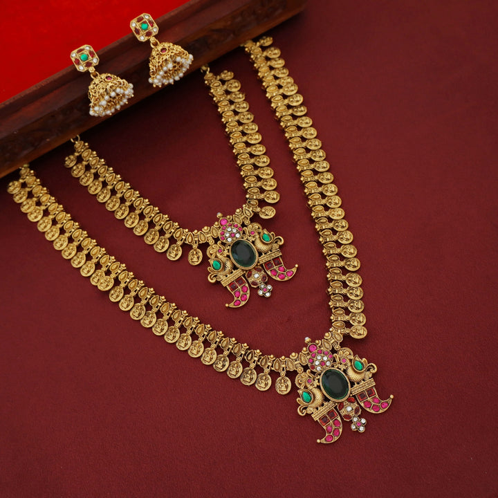 Ishvarya Devi Kashi Bridal Set Neckpiece With Earring