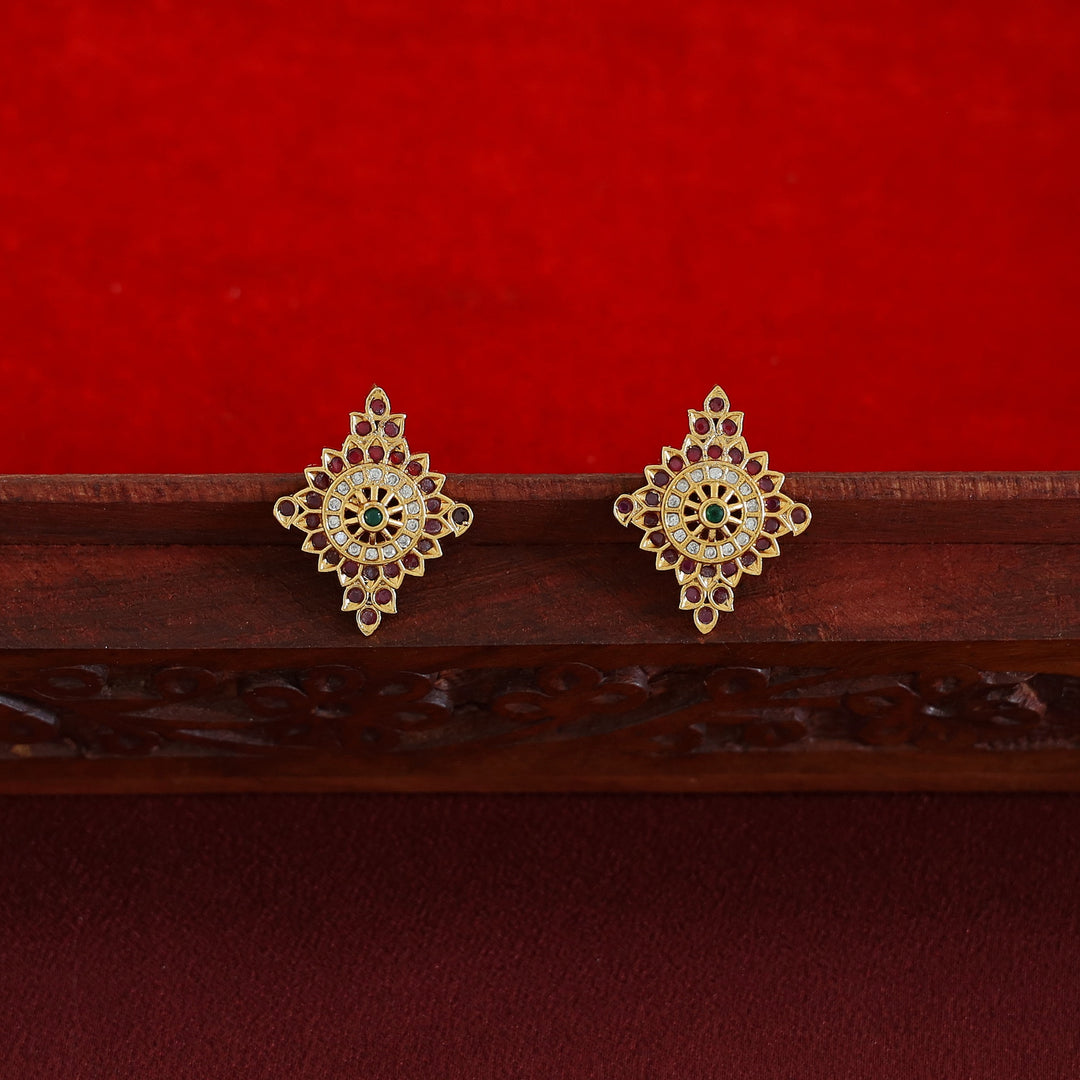 Venkateshwara Balaji Pendant Choker With Earring