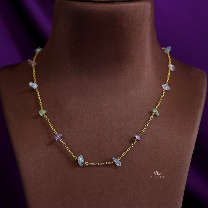 Mawar 12 Stone Short Neckpiece