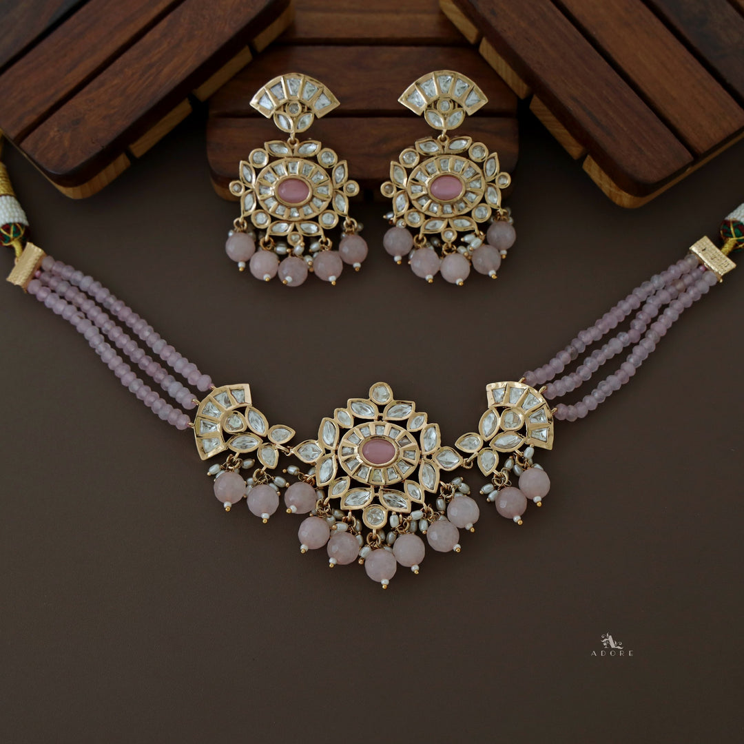 Premium Irene Kundan Choker with Earring