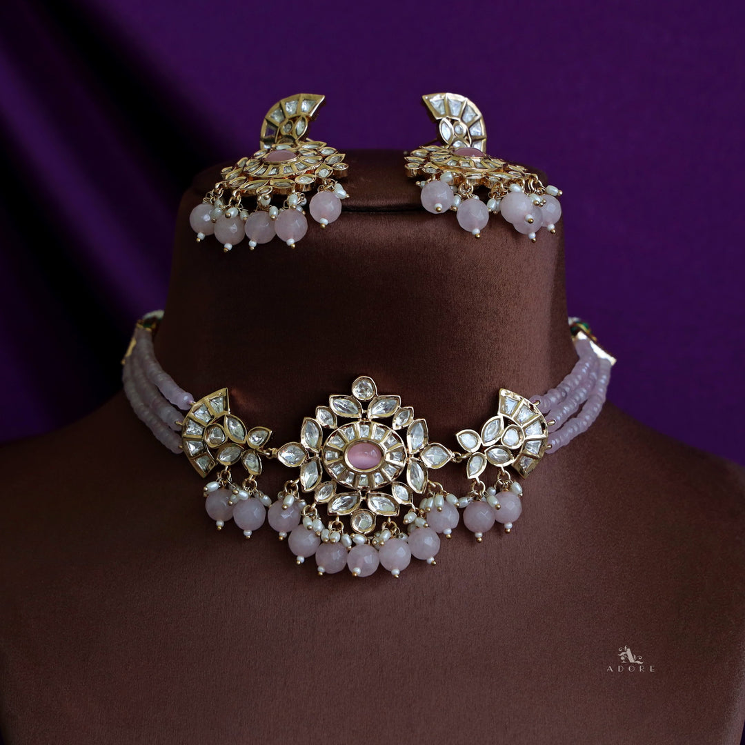 Premium Irene Kundan Choker with Earring