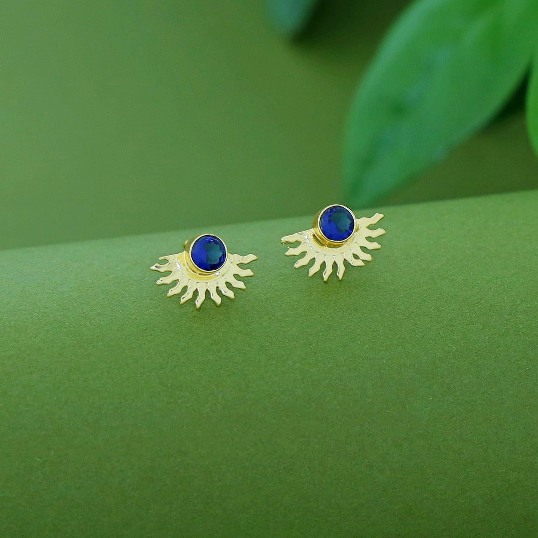 Padmini Half Sun Glossy Earring