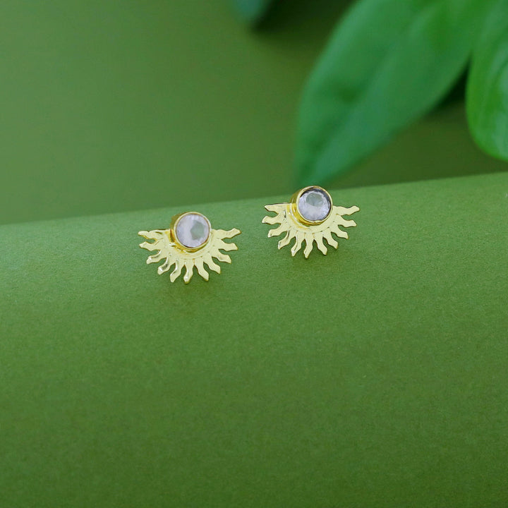 Padmini Half Sun Glossy Earring