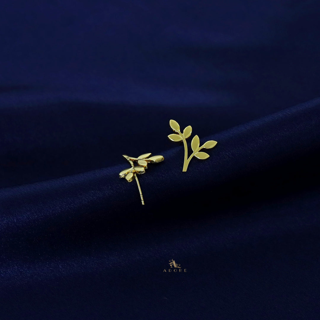 Yaarah Golden Plant Earring