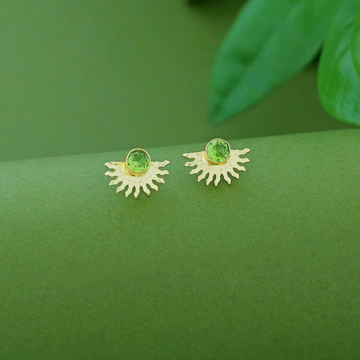 Padmini Half Sun Glossy Earring