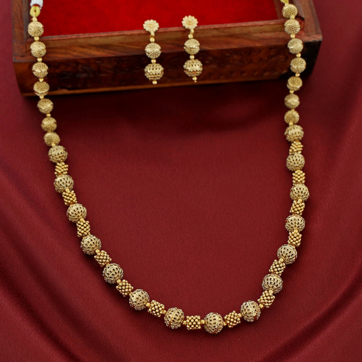 Aradhita Golden Ball Neckpiece