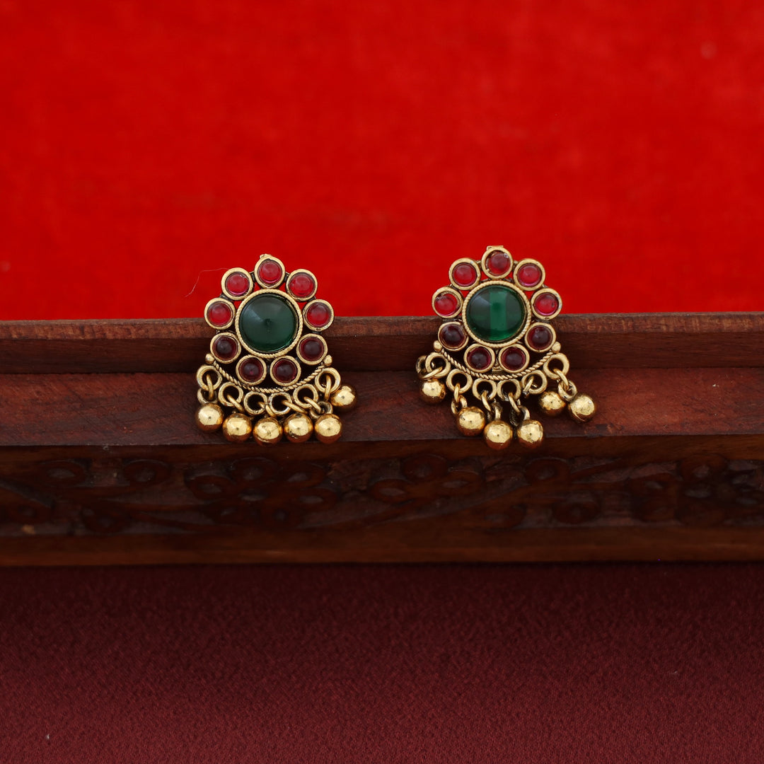 Sanchita Samudra 5 Layer Kashi Floral Long Neckpiece With Earring