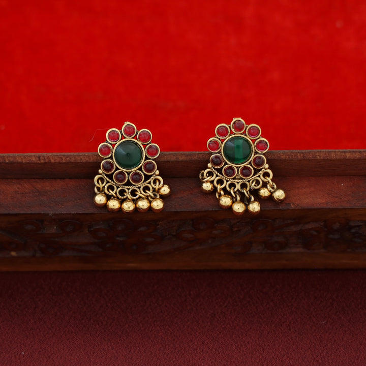 Sanchita Samudra 5 Layer Kashi Floral Long Neckpiece With Earring