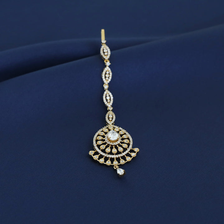 Shanaya AD Stone Drop Tikka