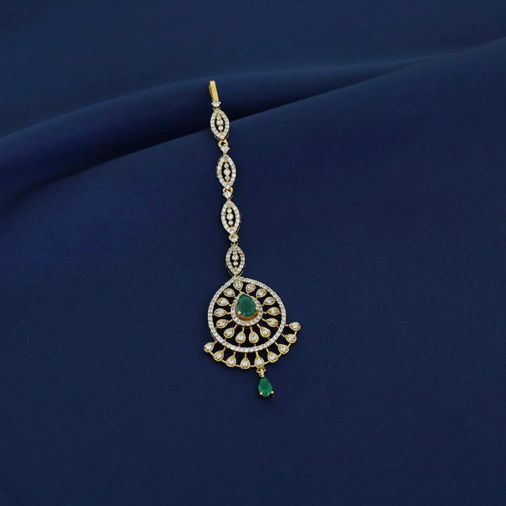 Shanaya AD Stone Drop Tikka