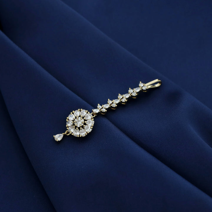 Bhagwanti AD Stone Flower Tikka