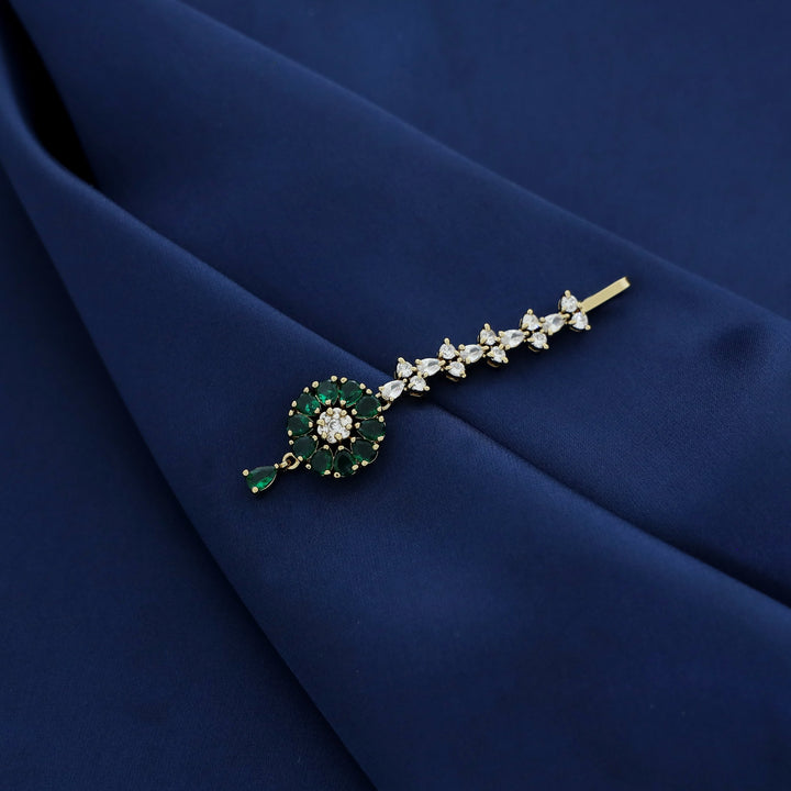 Bhagwanti AD Stone Flower Tikka