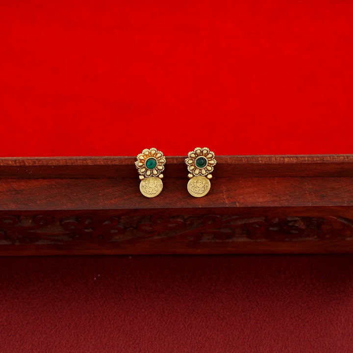 Ishwari Floral Kashi Short Neckpiece With Earring