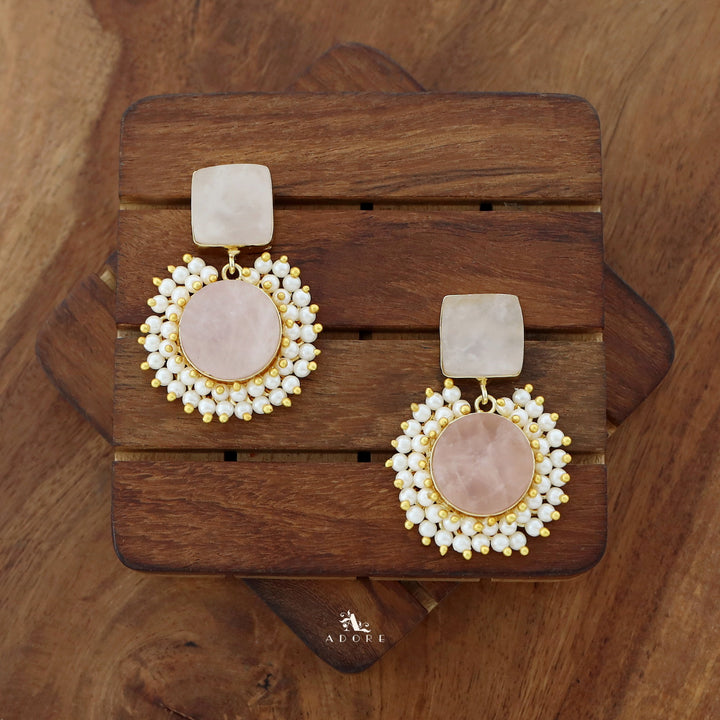 Raw Stone Royal Earrings
