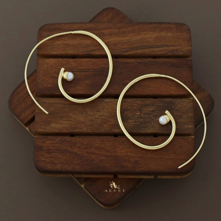 Yara Golden Pearl Hoop