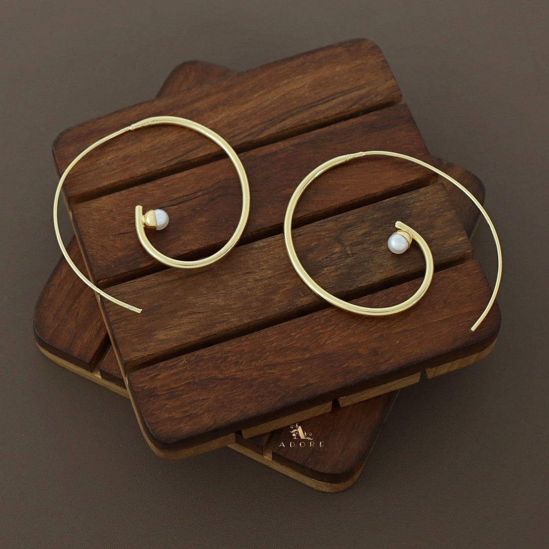 Yara Golden Pearl Hoop