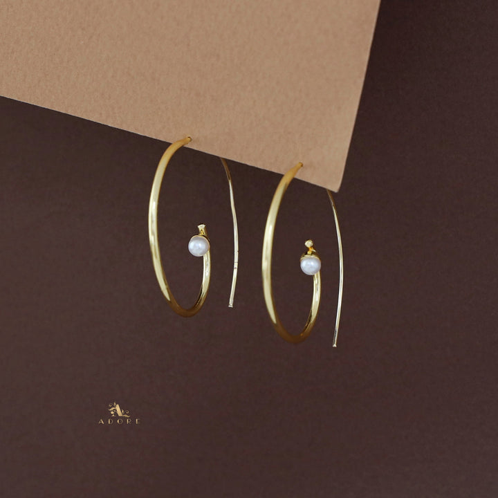 Yara Golden Pearl Hoop