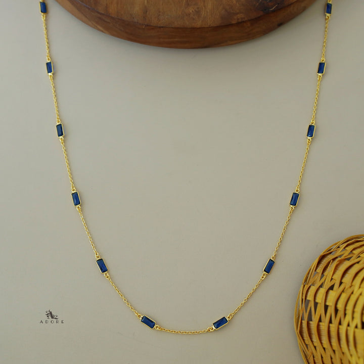 Sera Mini Rectangle Glossy Neckpiece