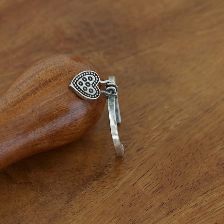 Amroha Silver Brass Ring