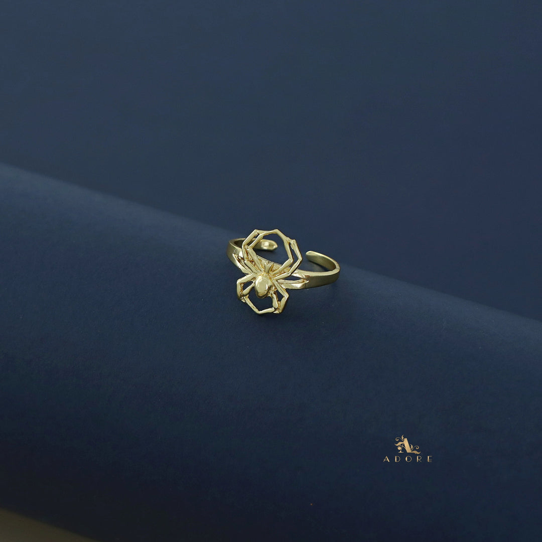 Golden Multi Shape Ring