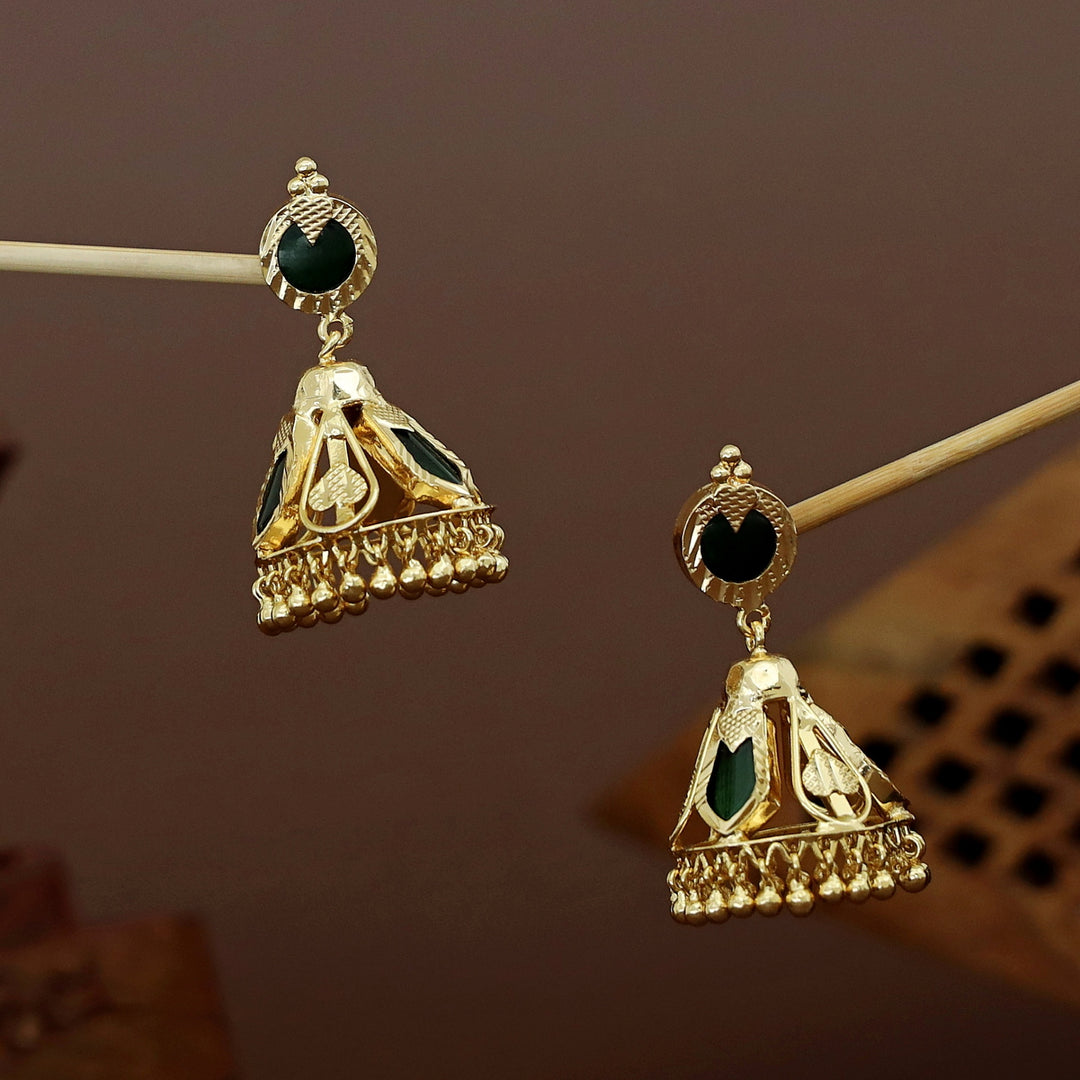 Bhakti Golden Palakka Jhumka