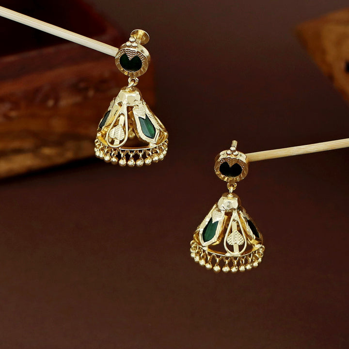 Bhakti Golden Palakka Jhumka
