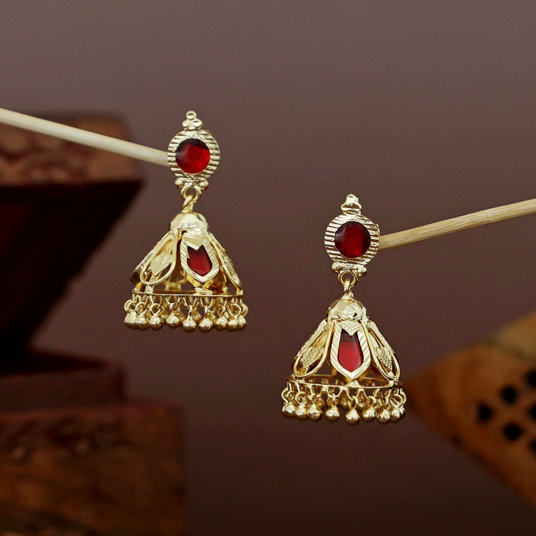 Bhakti Golden Palakka Jhumka