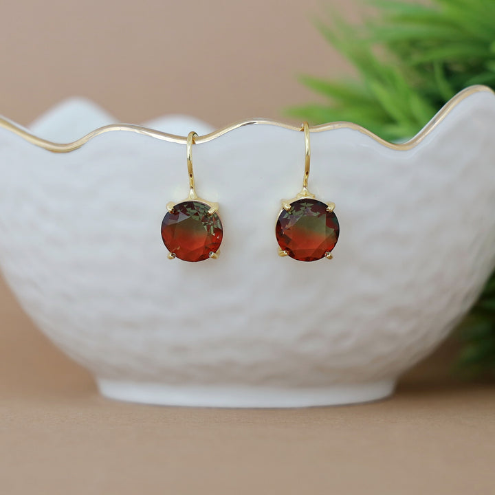 Golden Claw Round Ametrine Drop