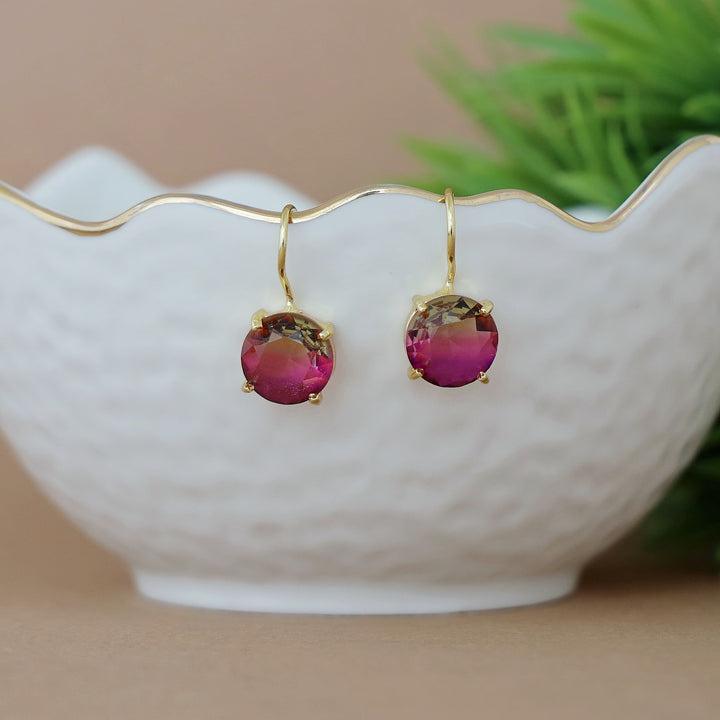 Golden Claw Round Ametrine Drop