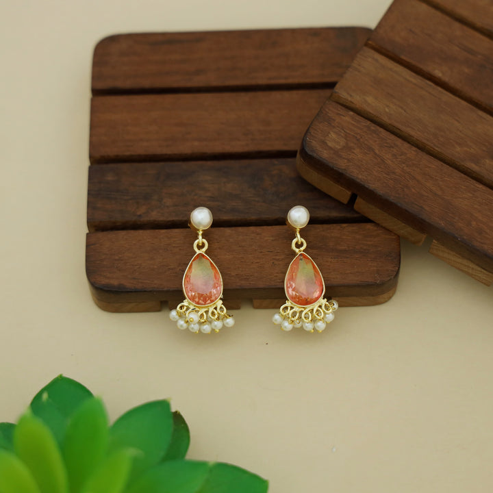 Amayra Pearl + Rain Drop Earring