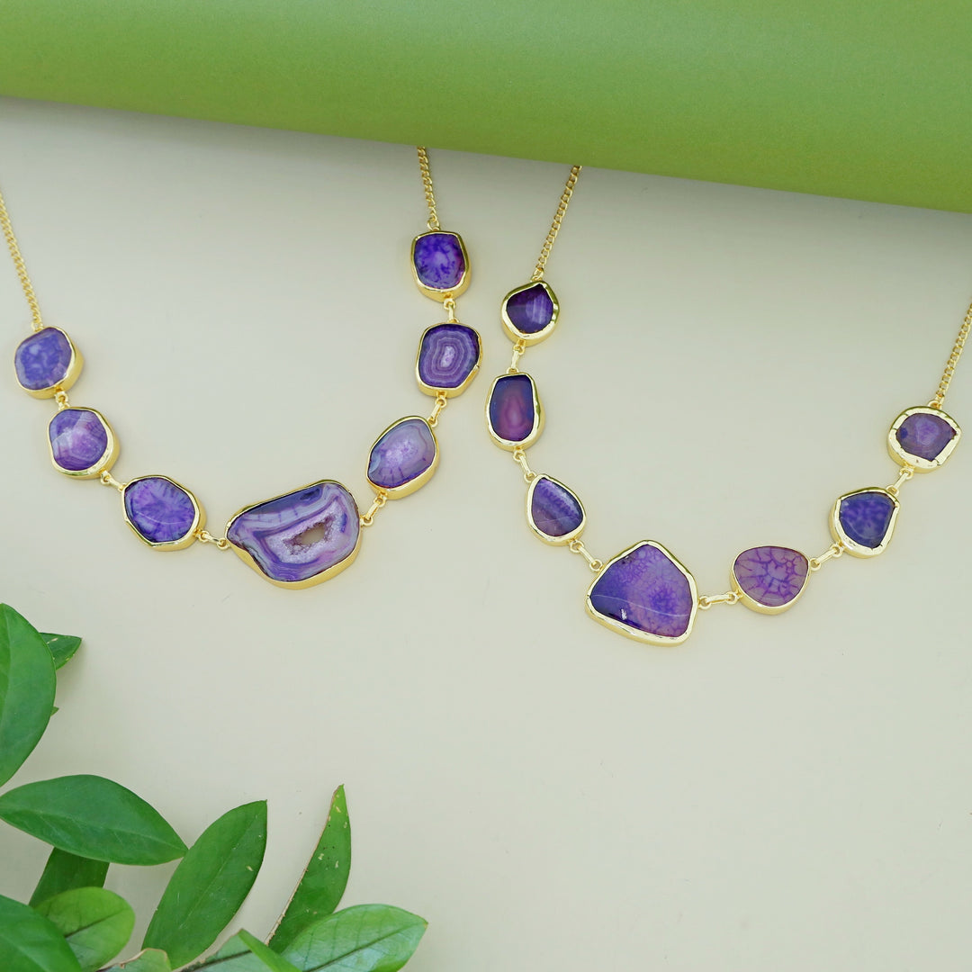 Nishka Agate Neckpiece